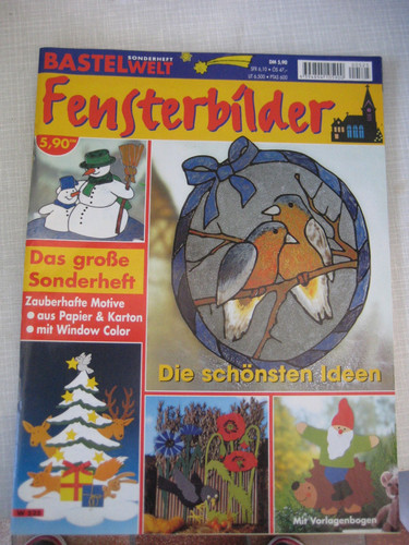 Bastelheft fensterbilder die - bastelheft,