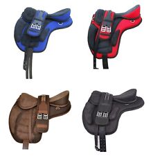 Synthetischer Freemax baumloser Pferdesattel mit gratis Sattelgurt 16" Sitz Allzweck