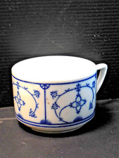 Blau Saks Porzellan Kaffee Tee Tasse Indisch Blau Strohblume DDR Eisenberg