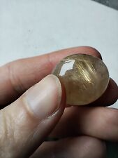 Goldrutil Handschmeichler Mineralien Heilsteine EdelSteine Trommelstein Rutil