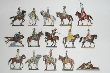Zinnfiguren, Flachfiguren, Europa 1806/15, Diverse Kavallerie,  SB