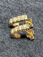 Brillanten, Halbcreolen Gold