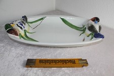 XXL Platte Enten Italy Tafelaufsatz Fleischplatte Majolika Keramik Fayence FG
