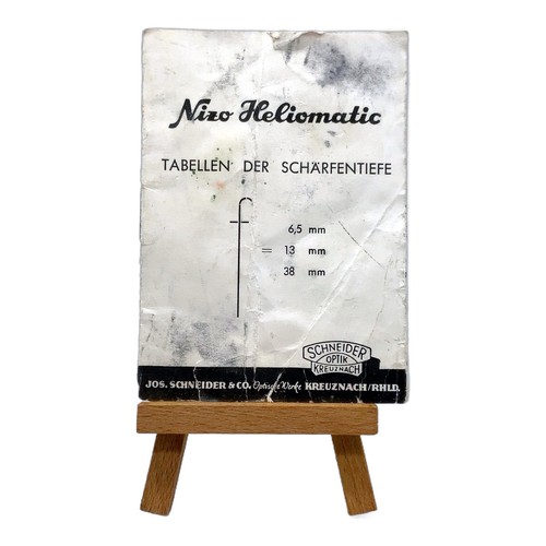 Nizo heliomatic tabellen der - heliomatic,