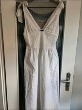 Zara Kleid Sommerkleid Weiß Neu