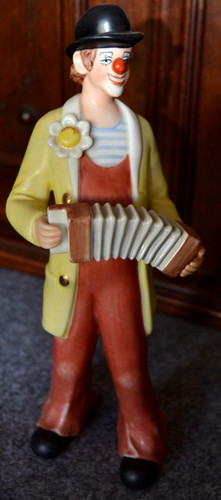 Figur clown mit - mit, ziehharmonika