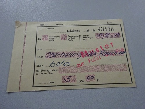 Deutsche bundesbahn alte - deutsche,