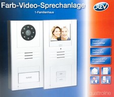 REV Quattroline, Video Sprechanlage mit Türöffner, silber, 80310703