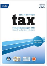 BUHL tax 2026 Berater-Edition