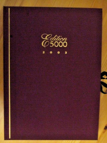 Edition 5000 signierte u - edition,