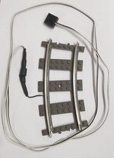 Lego Anschlusskabel 9V an einer Kurven Schiene 4520, mit fest angelöteten Kabel!
