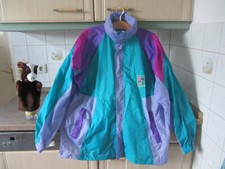 Regenjacke Anorak Windbreaker Rucanor grün / violett bunt  (Kapuze) Gr. XL NEU