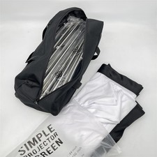 Beamer Leinwand mit Ständer, 100 Zoll Outdoor Beamer Leinwand und Ständer, verdi