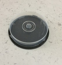 CD/DVD Aufbewahrungsbox Magazin Spindel schwarz/transparent Kunststoff gebraucht