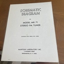 McIntosh MR 71 Original