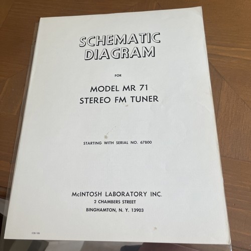 Mcintosh original - 71,