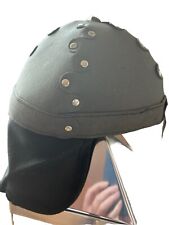 Ritterhelm für Kinder, stabiler Karton, schwarz, Mittelalter Karneval Fasching