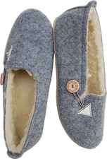 Leichte, WARME Hausschuhe - Mokassin - Ballerina  GR.40 *Wollfilz +Schurwolle**