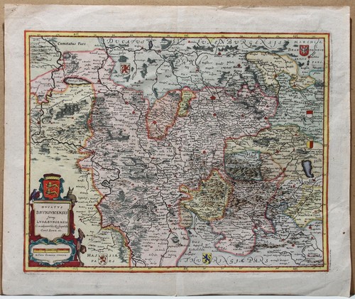 Kupferstichkarte ducatus - kupferstichkarte,
