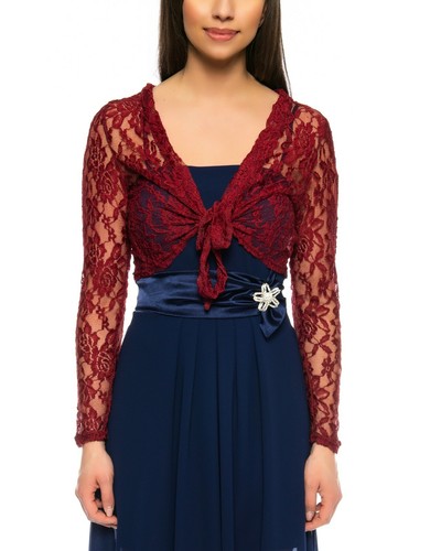 Bolero brautstola aus spitze - bolero,