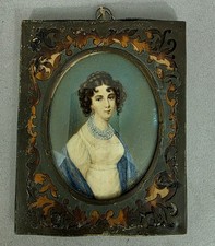 B0528 Miniatur Porträt einer