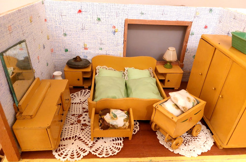Puppenschlafzimmer 40iger