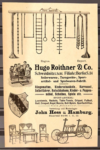 1910 werbeblatt altenburger - 1910,