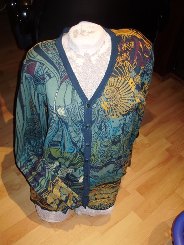 Kooi cardigan strickjacke blau - cardigan,
