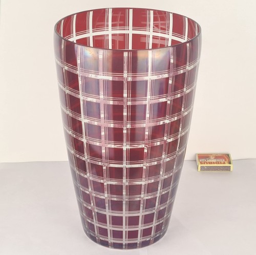 Xxl vintage glas vase - xxl,