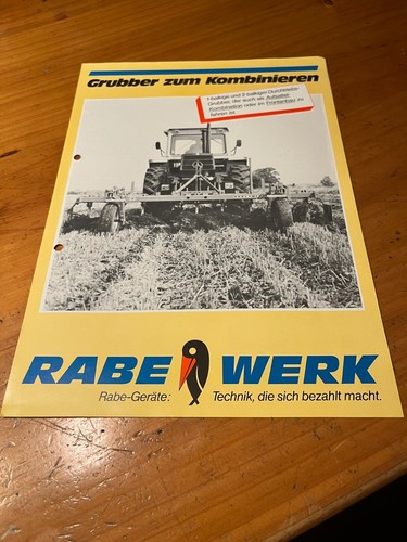 Prospekt rabe werk - prospekt, grubber