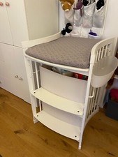 STOKKE Care Wickeltisch mit Zubehör, weiss, Holz
