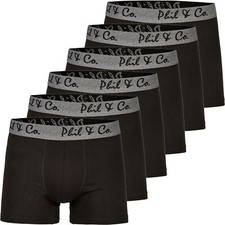 6er Pack Phil & Co Berlin Jersey Boxershorts Trunk Short Pant FARBWAHL
