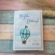 Glückwunschkarte zur Taufe