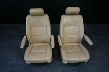 VW T5 Multivan SITZ Sitze Pilotensitze vorne links rechts Leder Beige Armlehne