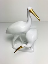 Porzellan Figur Kranich