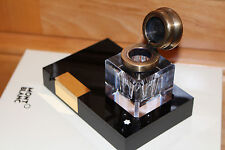 Montblanc Meisterstück Le Grand Desk mit Tintenfass Bleikristall Glas VINTAGE