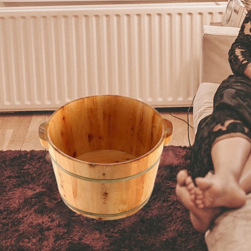 Fußbadewanne aus holz - fußbadewanne,