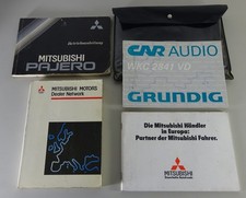 Bordmappe + Betriebsanleitung / Handbuch Mitsubishi Pajero L040 Stand 1987