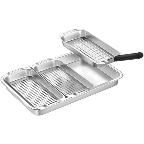 Grillkorb set edelstahl - grillkorb,