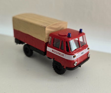 Busch 50200 Robur LO 2002 Wasserwehr Pritsche mit Plane 1:87 