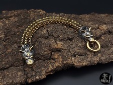 Armband Wolfsköpfe Wolf