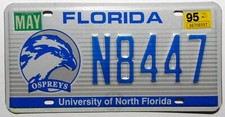Usa nummernschild aus florida - nummernschild,