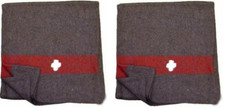 2x Schweizer Armee Decke