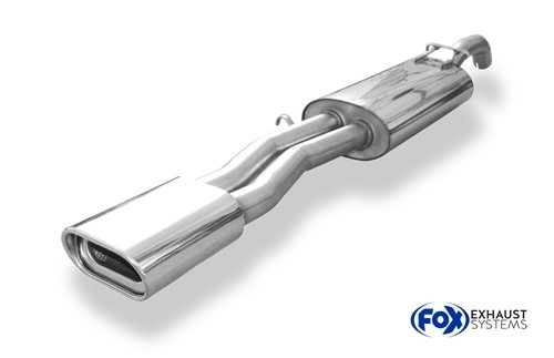 Fox endschalldämpfer für - fox, vw
