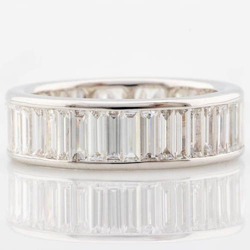 Baguette ring 750 18k - baguette-ring, 750/18k