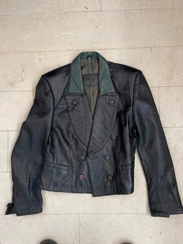Vintage leder jacke l - jacke, m/l