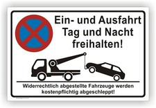 Ein- und Ausfahrt Tag und