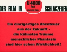 U 4000 - Panik unter dem Ozean ORIG AH-Foto J. Cotten
