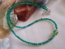 Grüner Achat Kette mit