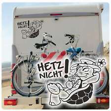 Hetz nicht! Wohnmobil Auto Aufkleber Schildkröte Chillkröte Sticker mich WoMo058